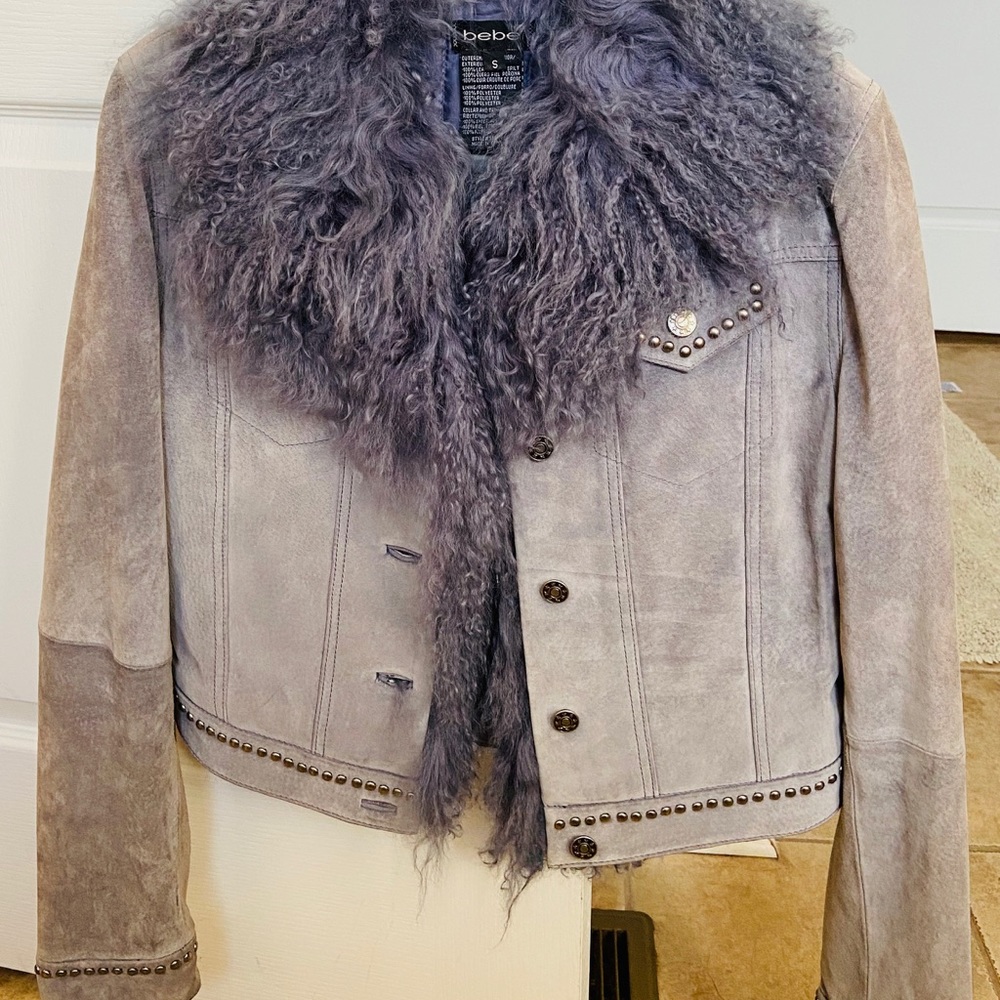 Bebe Leather Jacket - Picture 2 of 3